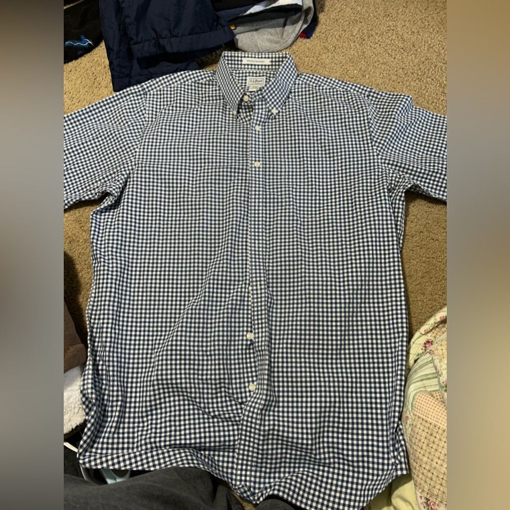 L.L.Bean Short Sleeve Dress Shirt